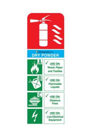 Dry Chemical Fire Extinguisher Classes 1