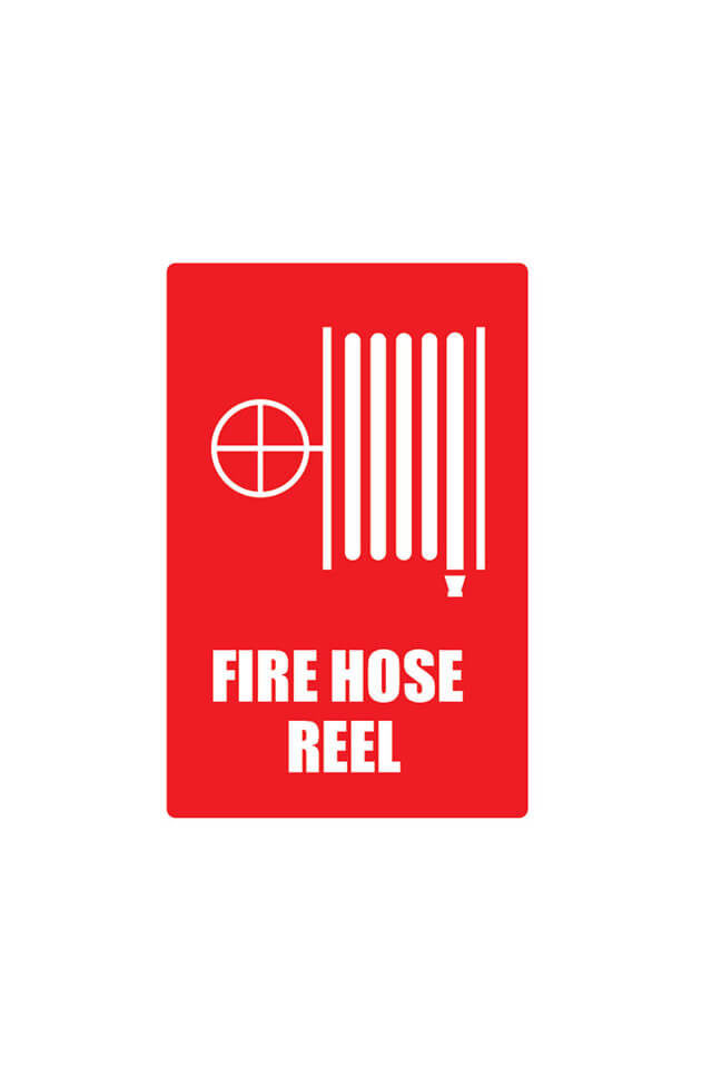 Fire Hose Reel Sign Small Safety