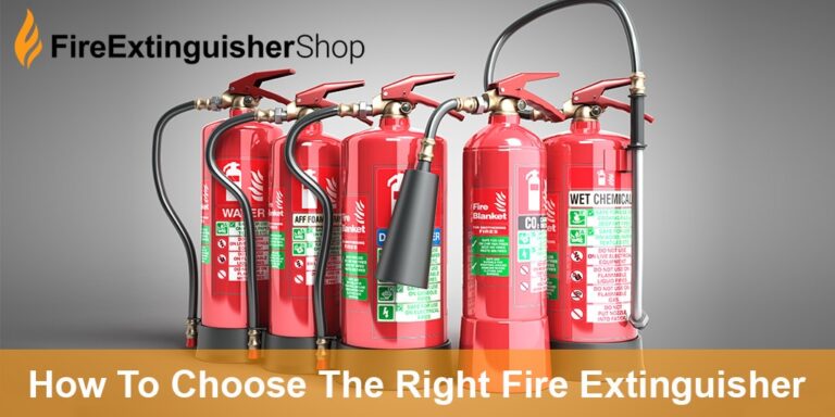 How to choose the right fire extinguisher